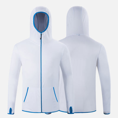 Breathable Camouflage Hooded Long-Sleeved Shirt Ice Silk Sea Fishing Fishing Clothing