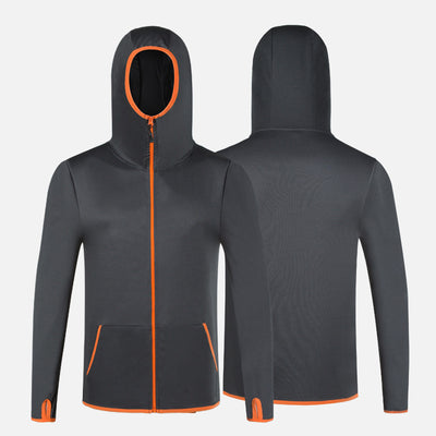 Breathable Camouflage Hooded Long-Sleeved Shirt Ice Silk Sea Fishing Fishing Clothing